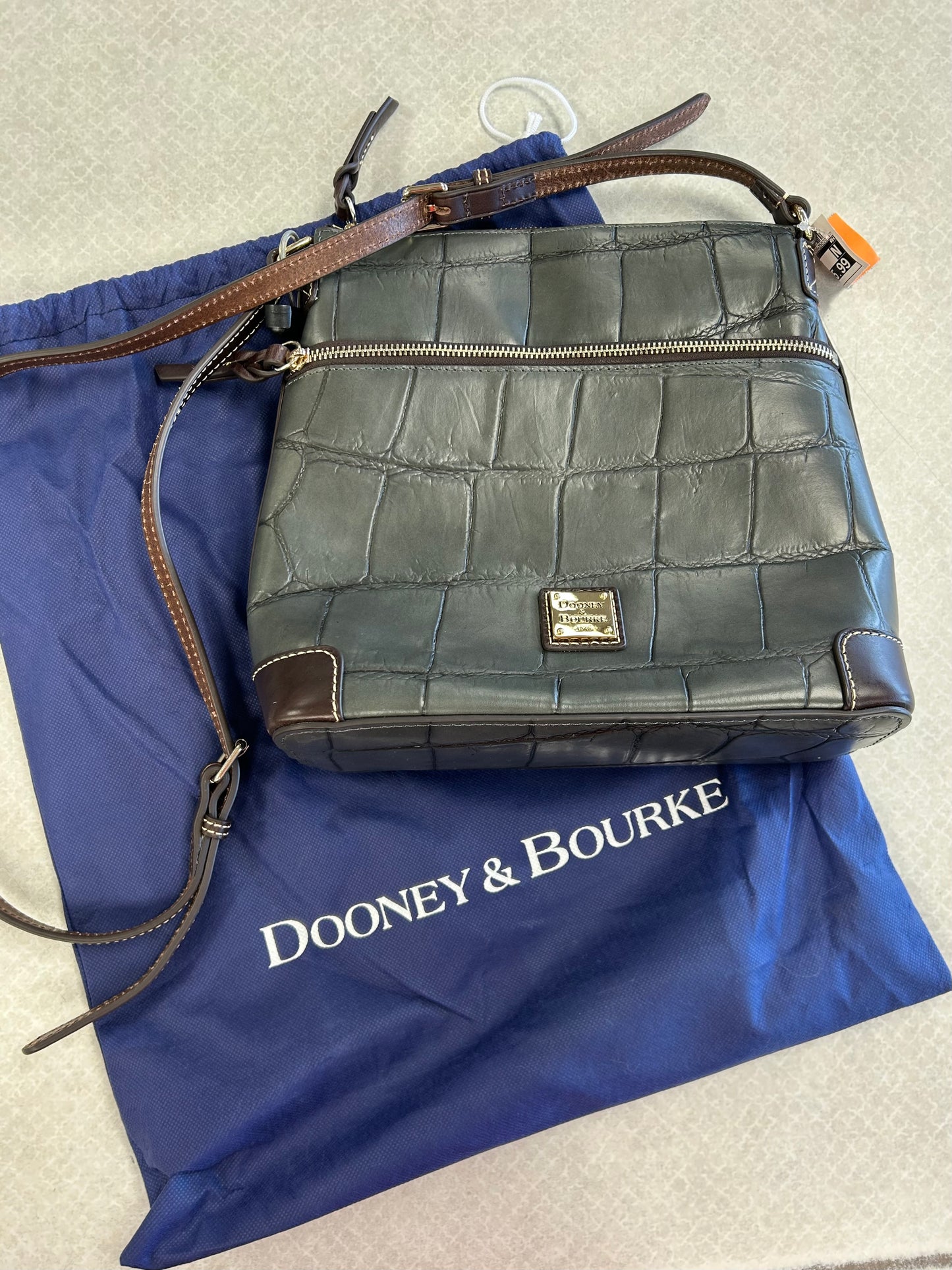 Crossbody Designer By Dooney And Bourke In Green, Size:Medium