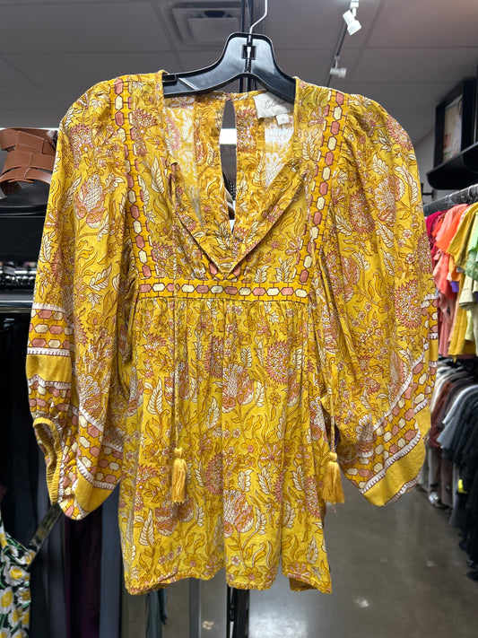 Top Ss By Cleobella In Yellow, Size:S