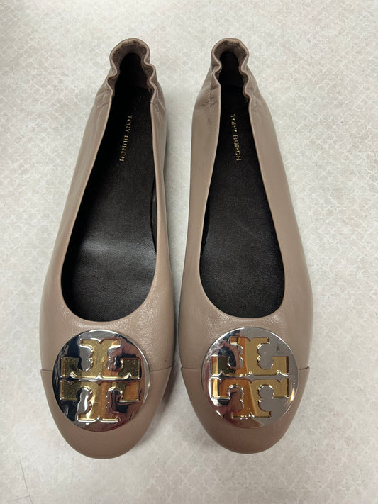 Shoes Designer By Tory Burch In Taupe, Size:9