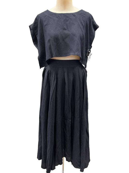 Skirt Set 2Pc By Mable In Black, Size:M