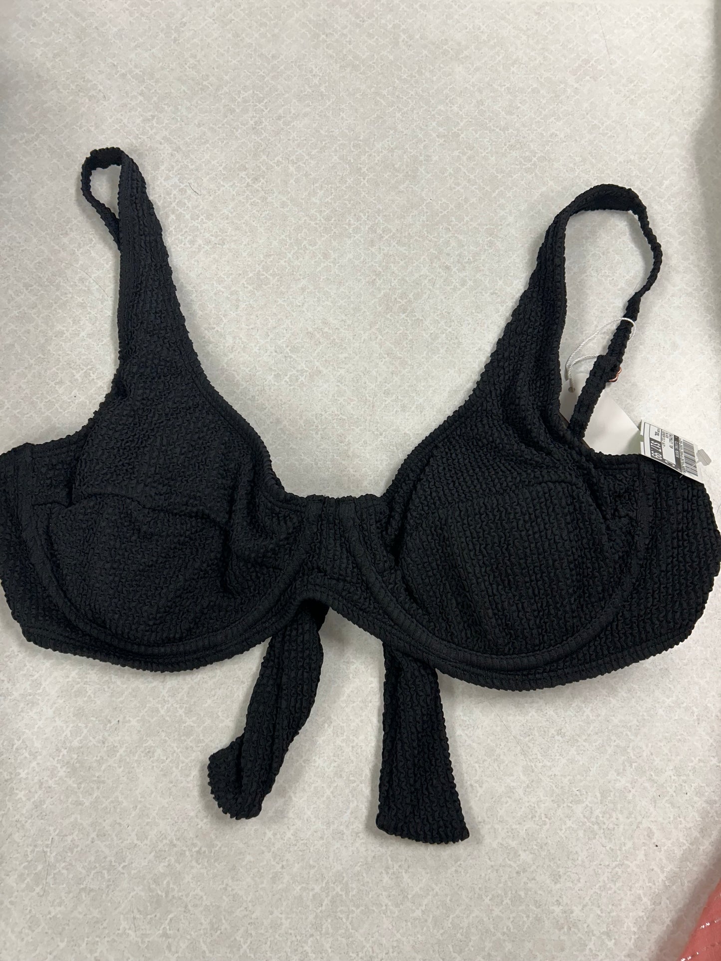 Swimsuit Top By Clothes Mentor In Black, Size:Xxl