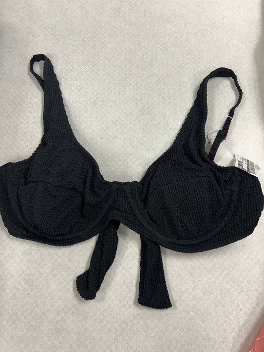 Swimsuit Top By Clothes Mentor In Black, Size:Xxl