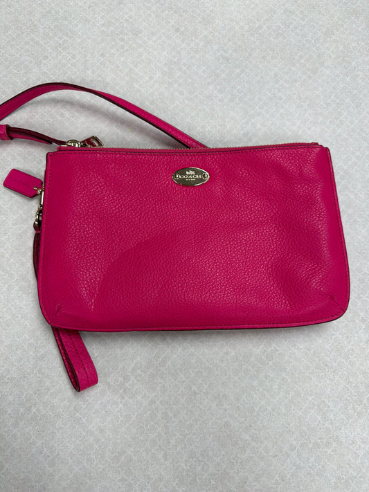 Crossbody Designer By Coach In Pink, Size:Small