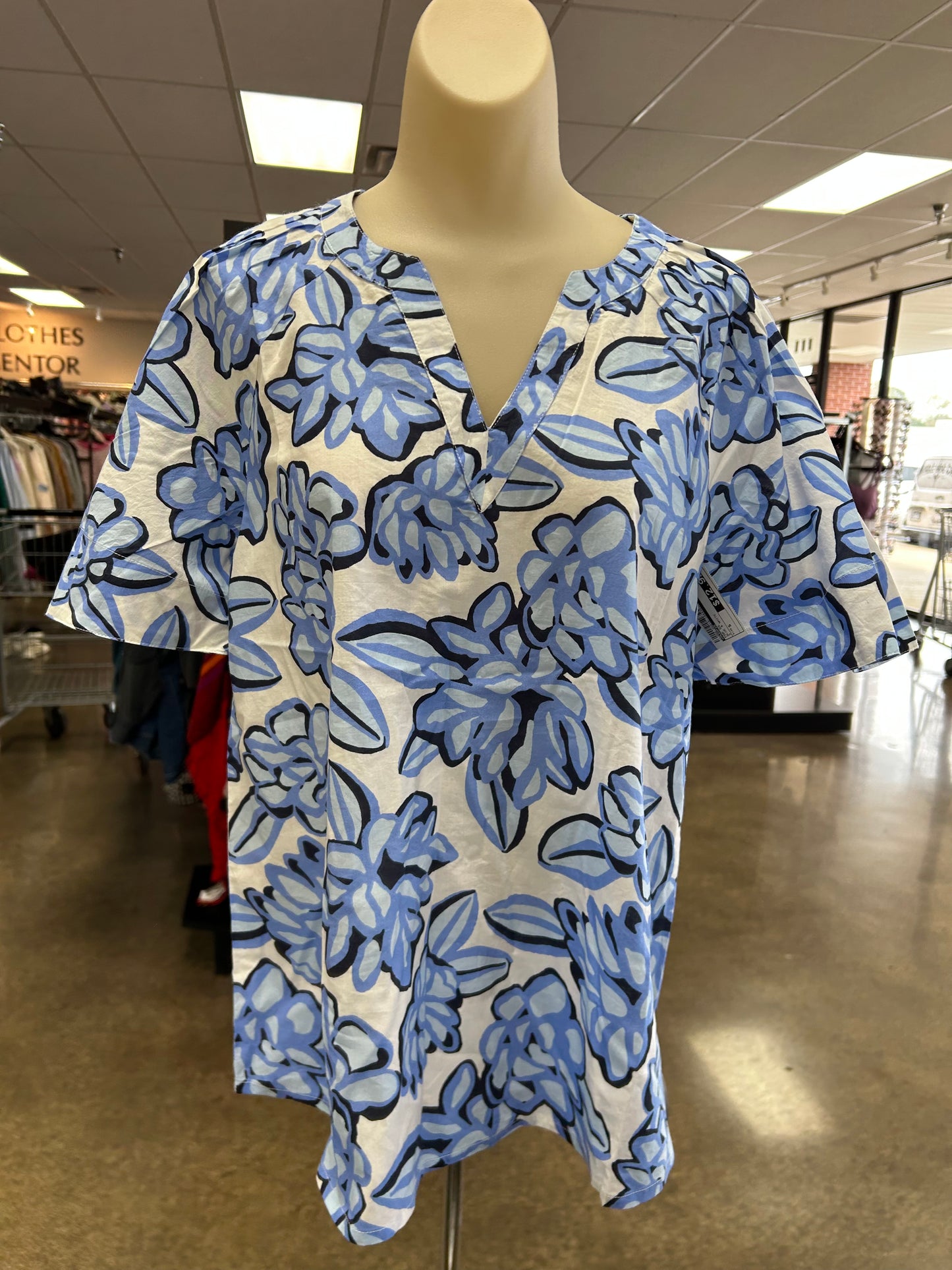 Top Ss By Mudpie In Blue & White, Size:S