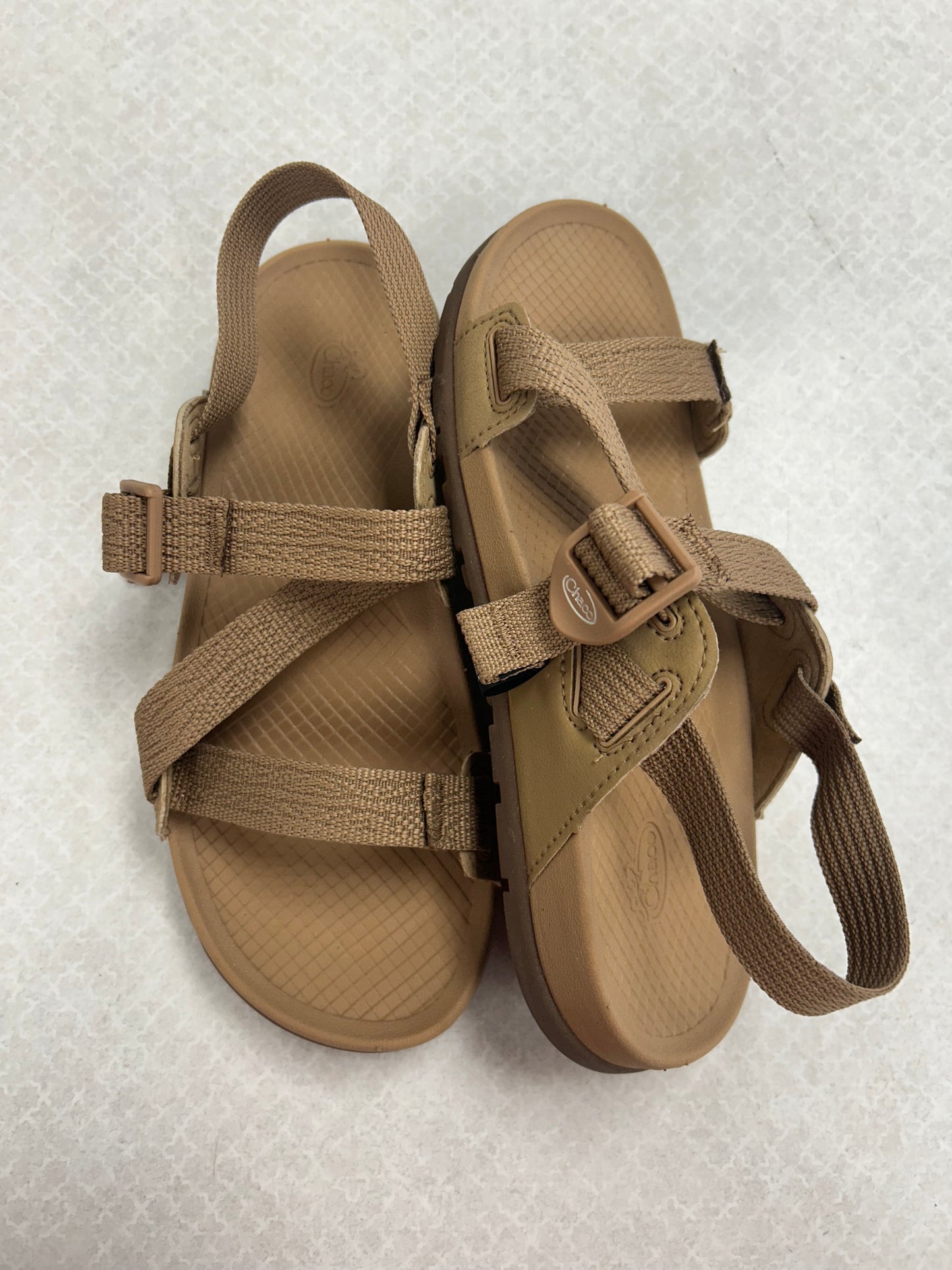 Sandals Flats By Chacos In Tan, Size:7