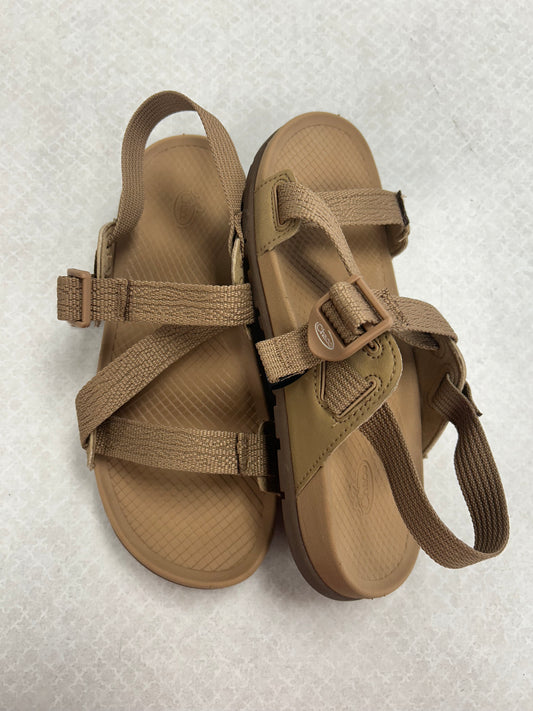 Sandals Flats By Chacos In Tan, Size:7