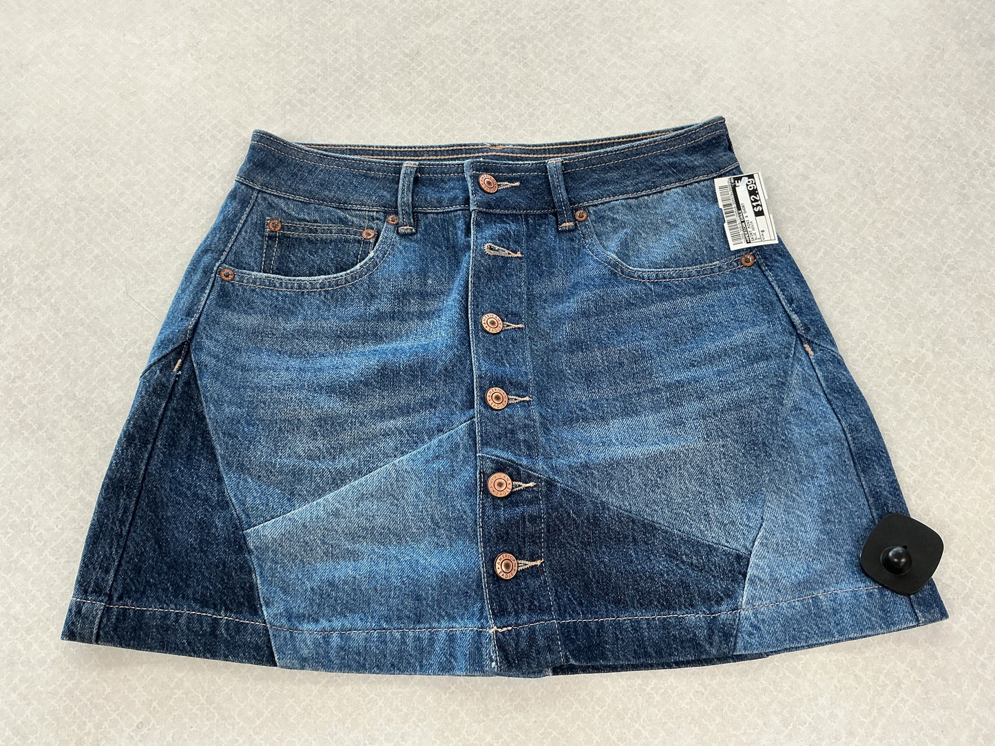 Skirt Mini & Short By American Eagle In Blue Denim, Size:6