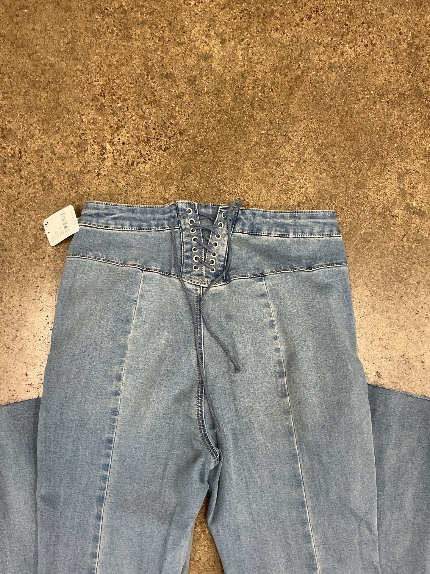 Jeans Flared By We The Free In Blue Denim, Size:8