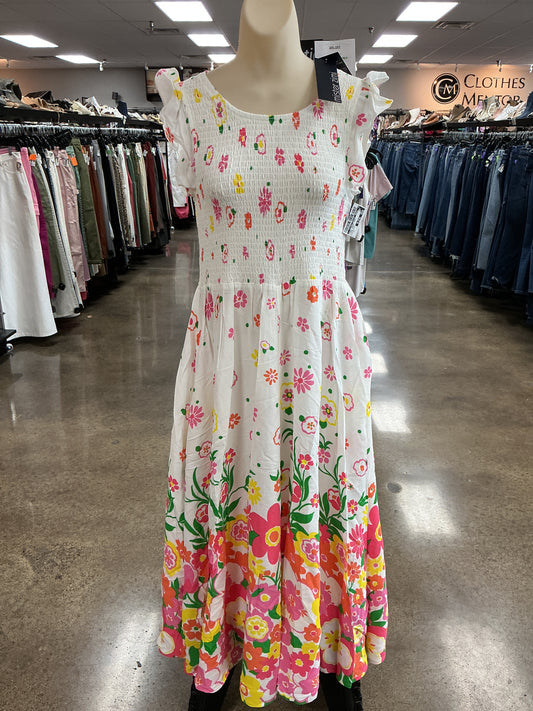 Dress Casual Maxi By Clothes Mentor In Floral Print, Size:12