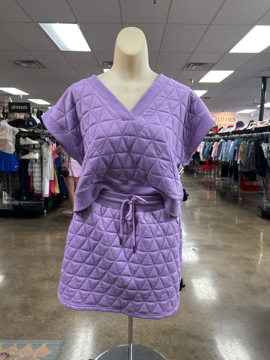 Skirt Set 2Pc By Entro In Purple, Size:S