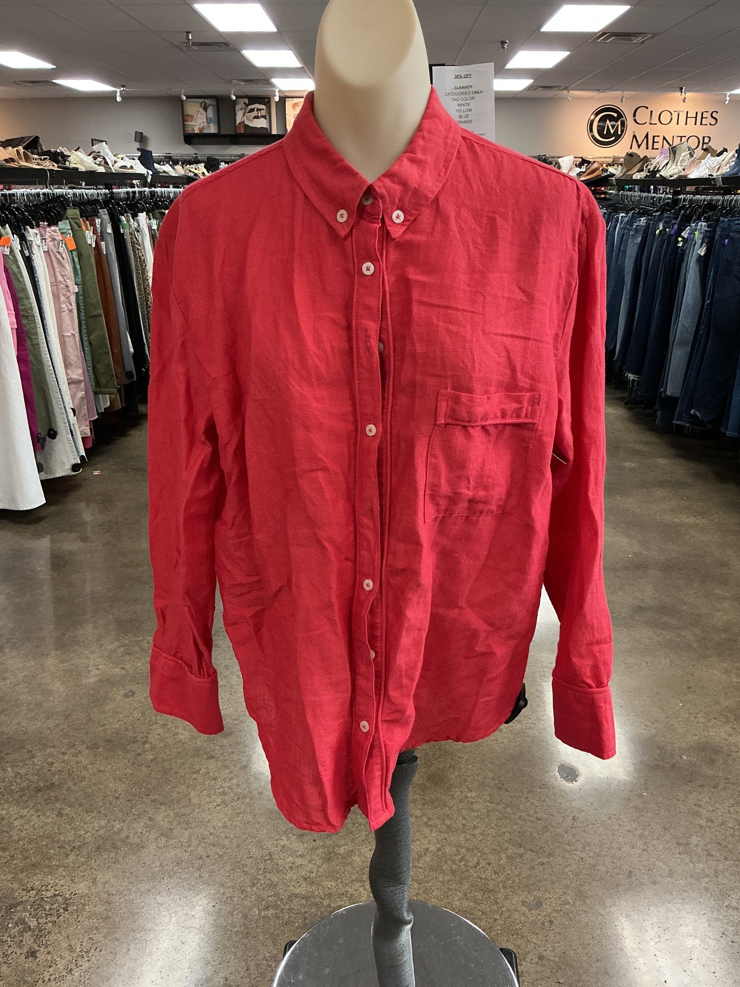Top Ls By Maeve In Red, Size:S