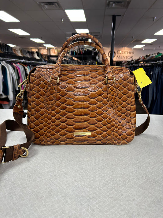 Handbag Designer By Brahmin In Brown, Size:Medium