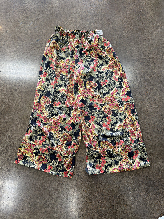 Pants Wide Leg By Free People In Paisley Print, Size:Xs