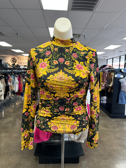 Top Ls By Farm Rio In Floral Print, Size:Xs