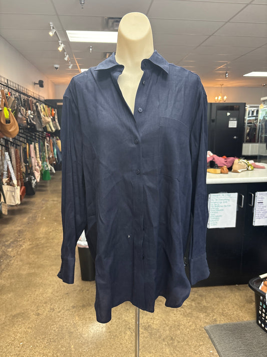 Top Ls By Antonio Melani In Navy, Size:S