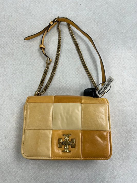 Crossbody Designer By Tory Burch In Yellow, Size:Small