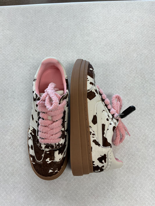 Shoes Sneakers By Steve Madden In Animal Print, Size:9.5