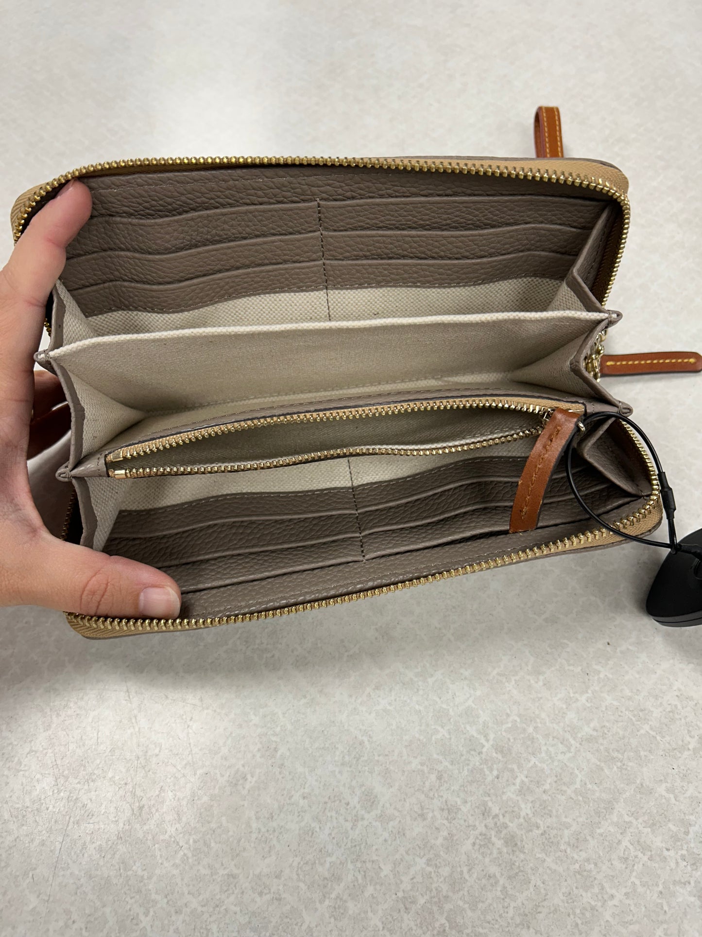 Wallet Designer By Dooney And Bourke In Grey, Size:Medium