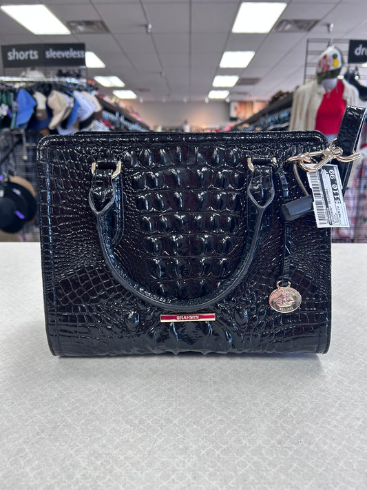 Crossbody Designer By Brahmin In Black, Size:Medium