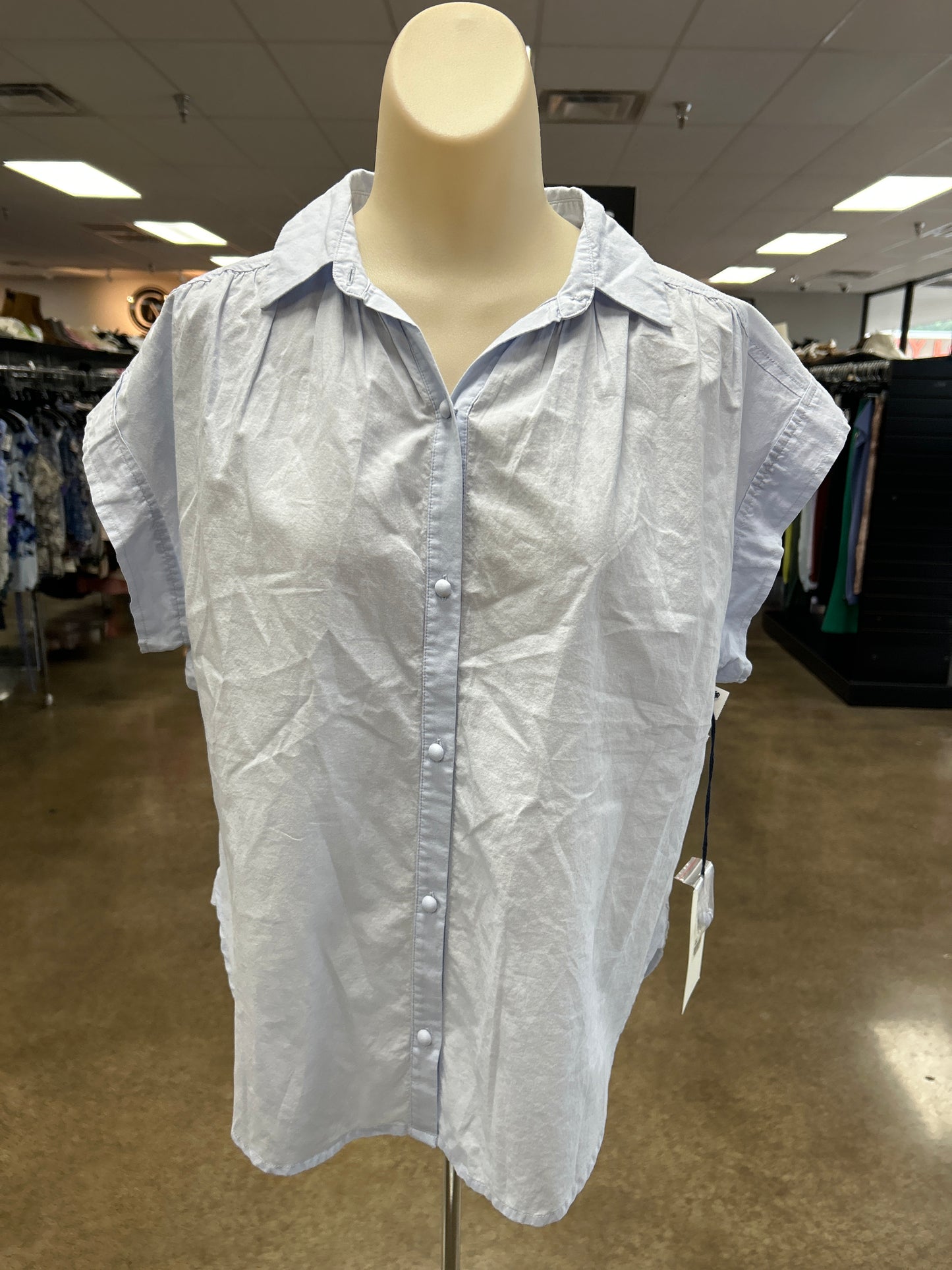 Top Ss By Citizens Of Humanity In Blue, Size:Xs