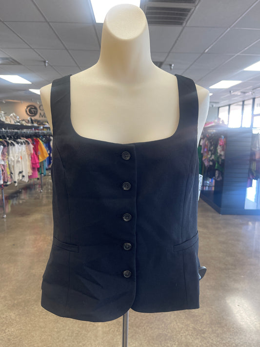 Top Sleeveless By J. Crew In Black, Size:10