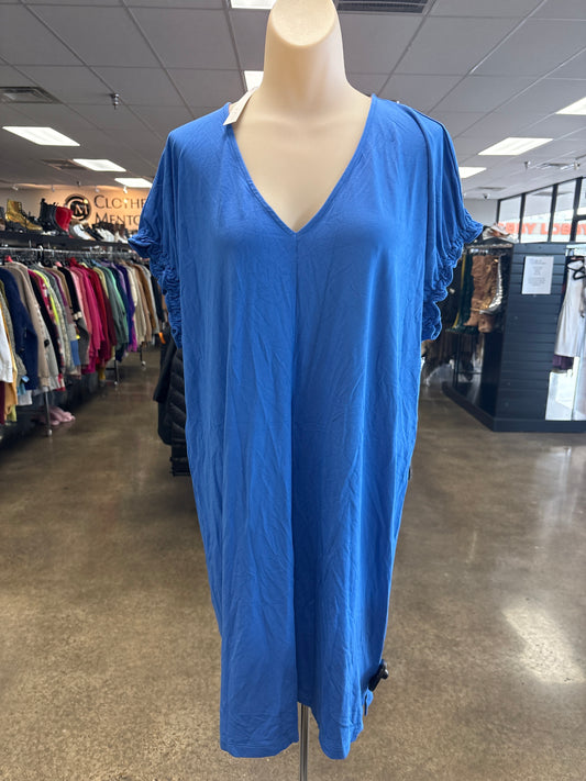 Dress Casual Short By Lilla P In Blue, Size:L