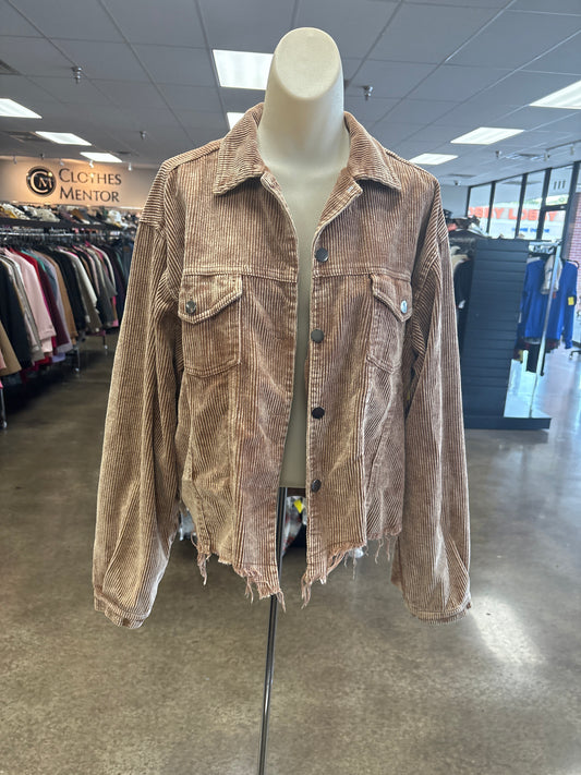 Jacket Other By Pol In Brown, Size:M