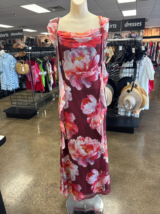 Dress Casual Maxi By Petal & Pup In Floral Print, Size:L