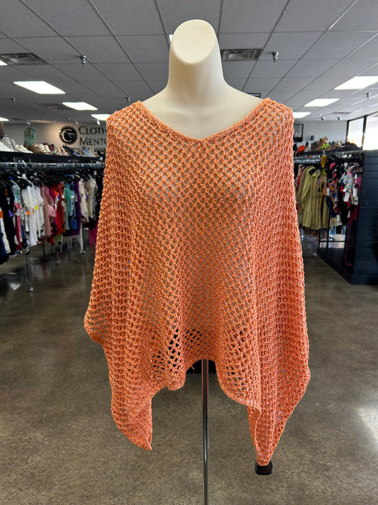 Shawl By Clothes Mentor In Orange, Size:S