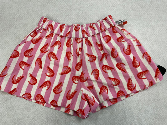Shorts By Crosby In Pink & White, Size:L