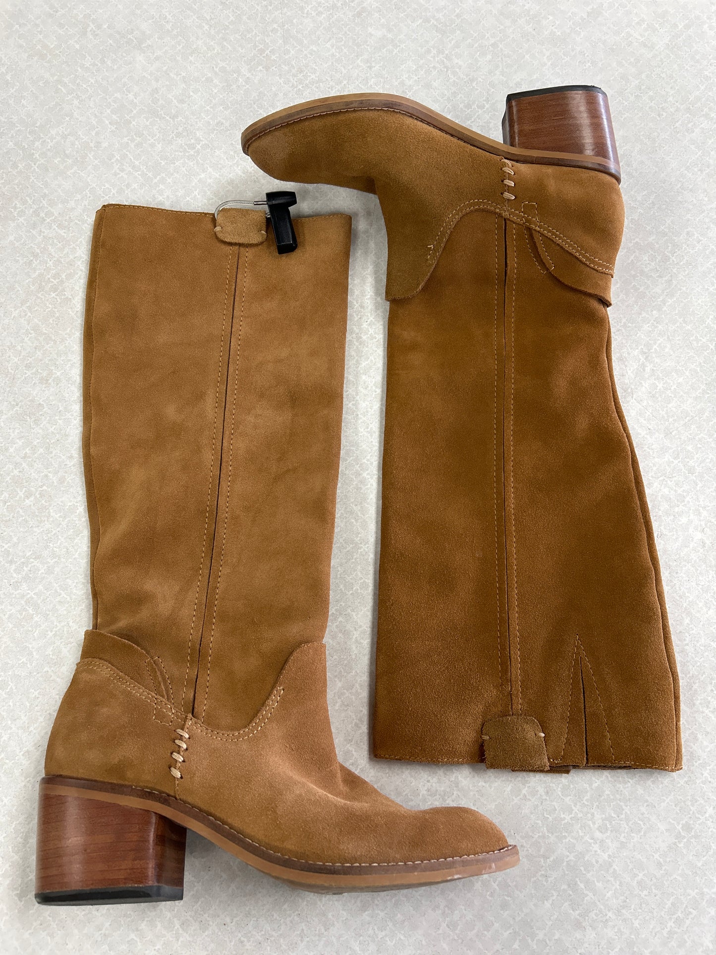 BOOTS MID-CALF HEELS by DOLCE VITA In BROWN, Size: 7