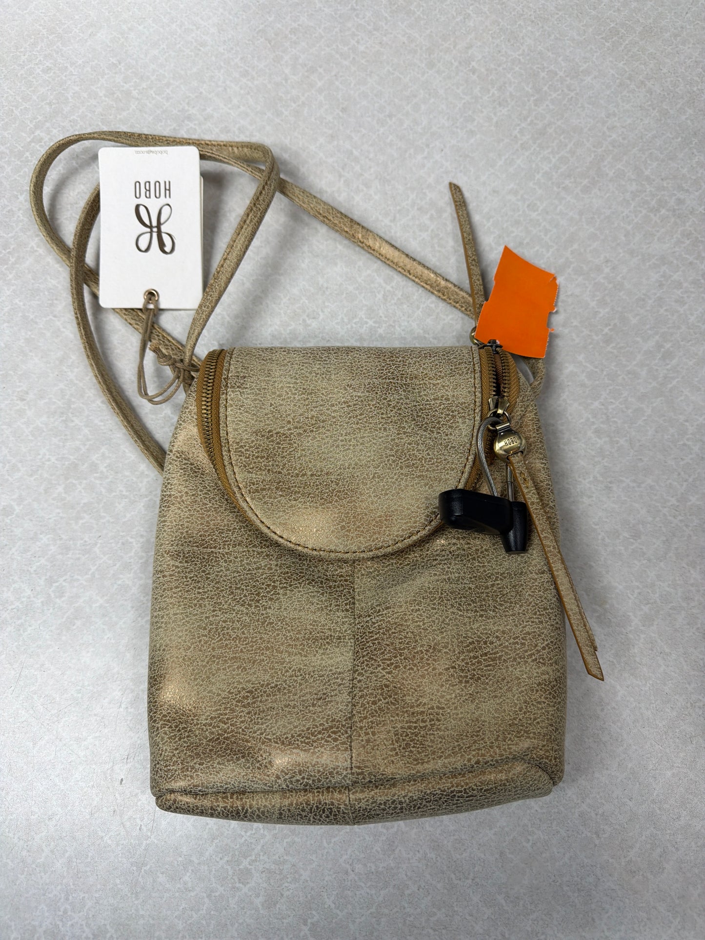 Crossbody By Hobo Intl In Gold, Size:Small