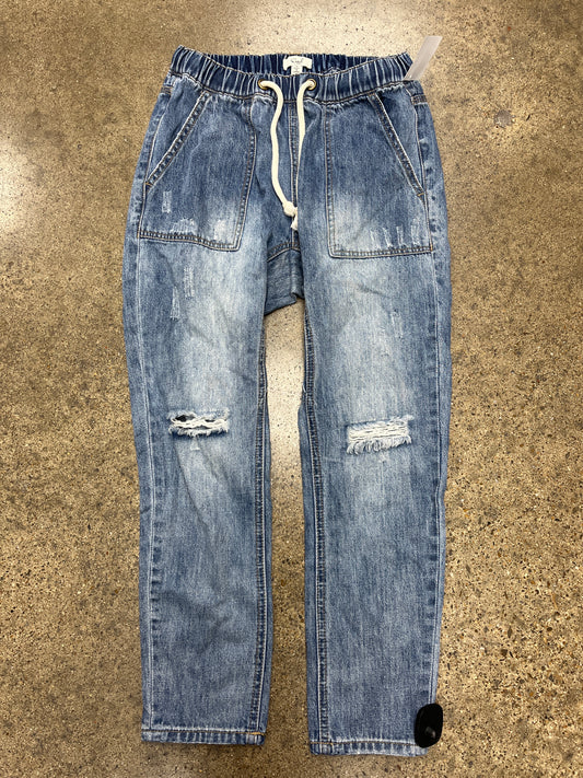 Jeans Straight By Easel In Blue Denim, Size:S