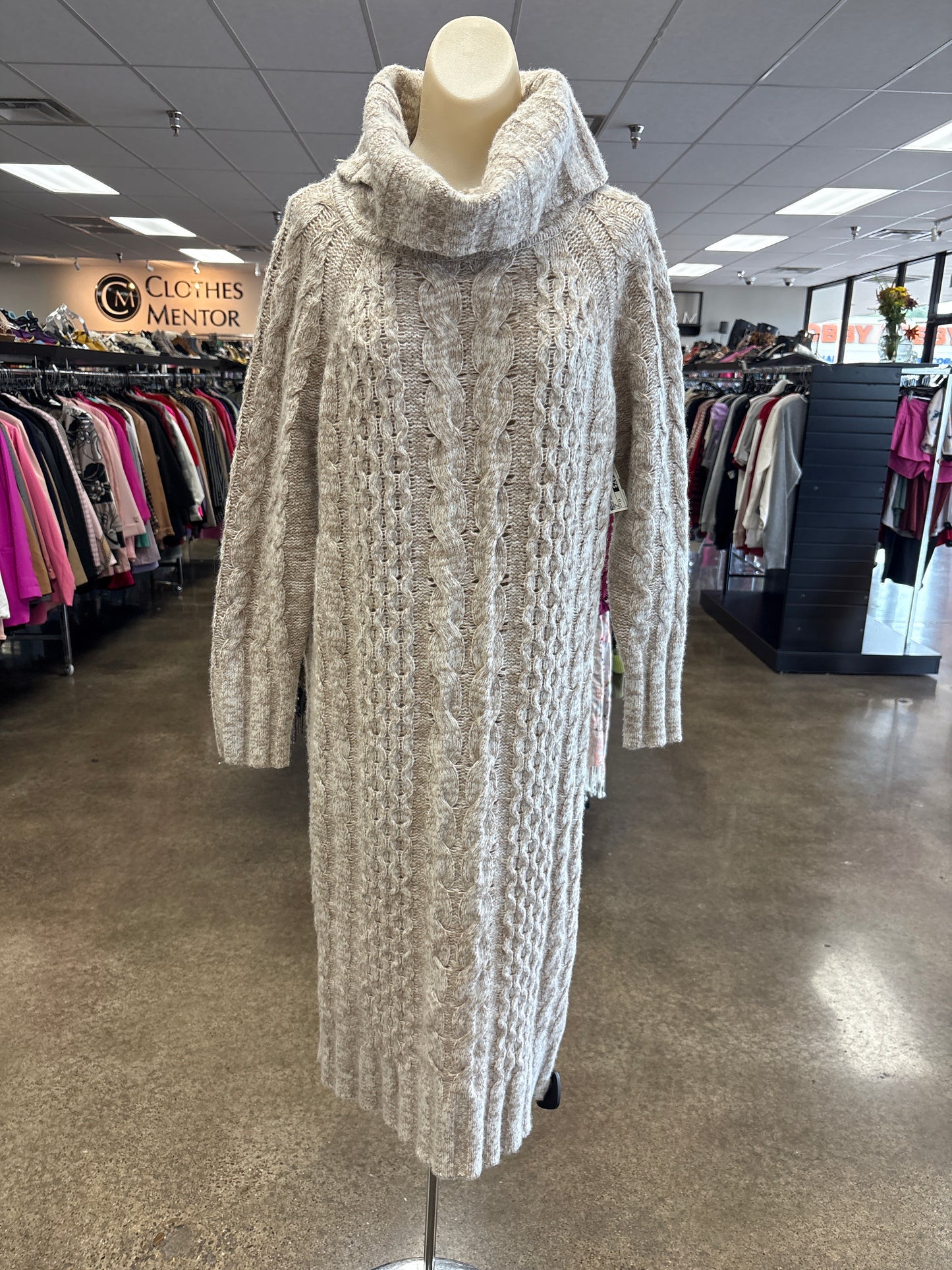 Dress Sweater By Banana Republic In Tan, Size:Xs