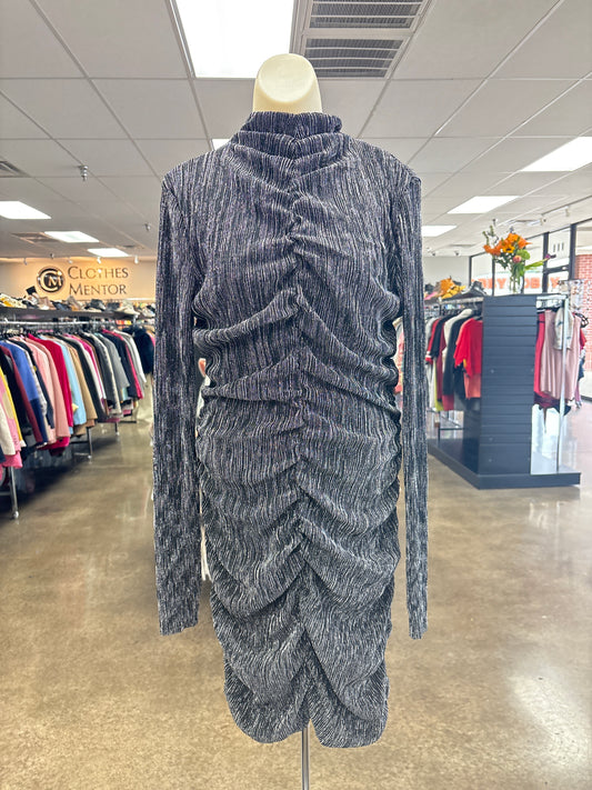 Dress Party Short By Zara In Silver, Size:Xl