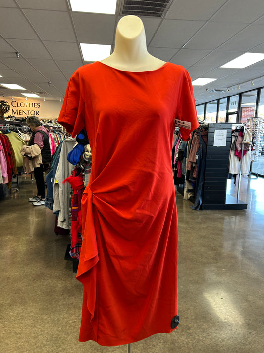 Dress Designer By Escada In Red, Size:M