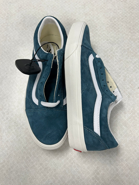 Shoes Sneakers By Vans In Teal, Size:9