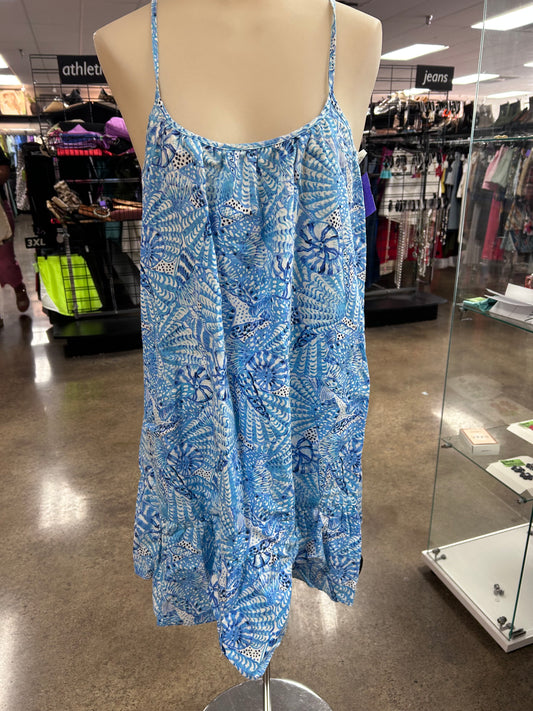 Dress Designer By Lilly Pulitzer In Blue, Size:M