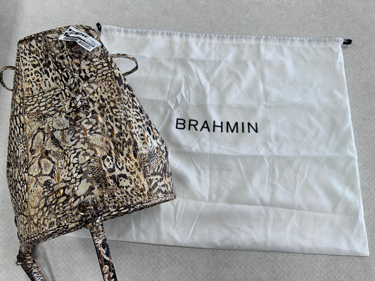 Backpack Designer By Brahmin In Animal Print, Size:Medium