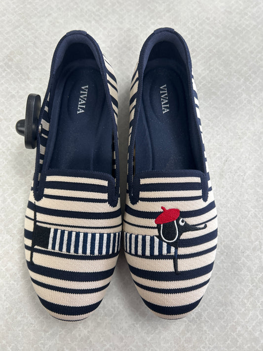 Shoes Flats By Vivaia In Striped Pattern, Size:6.5