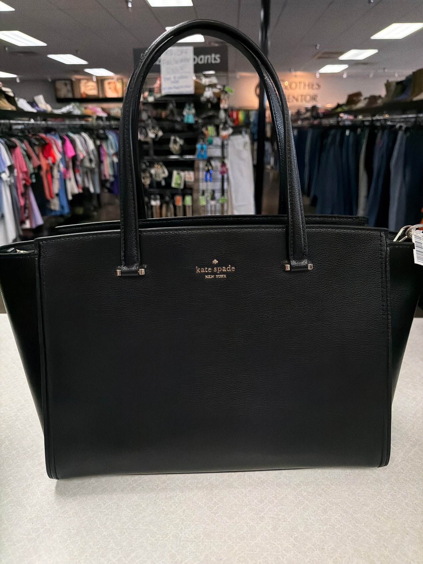 Handbag Designer By Kate Spade In Black, Size:Large