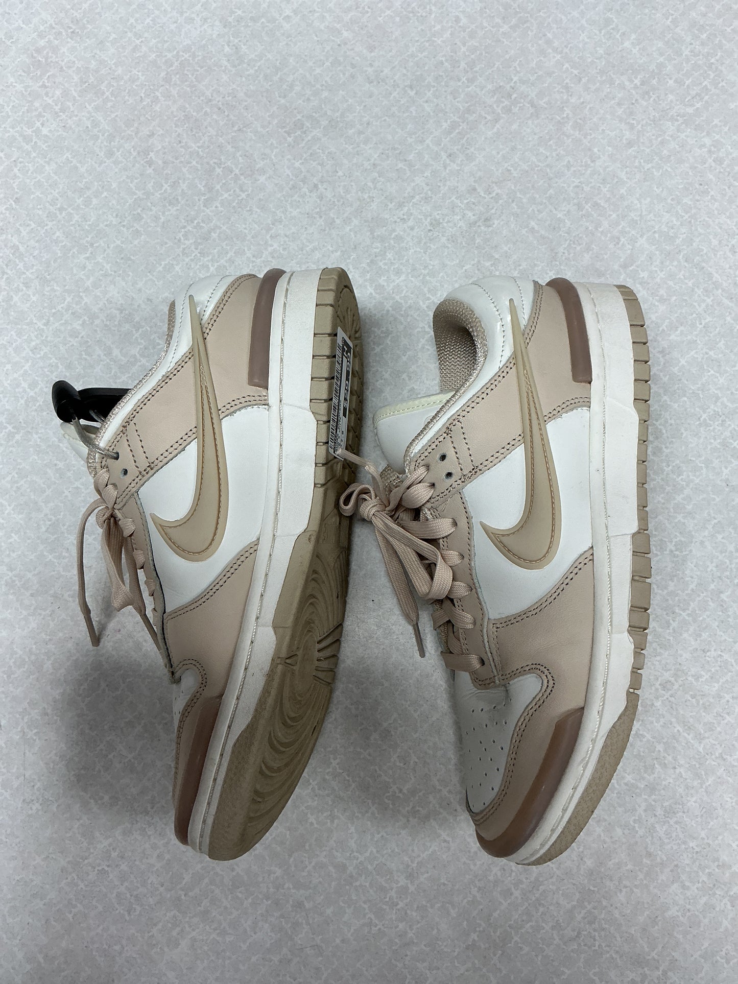 Shoes Sneakers By Nike In Tan & White, Size:7.5