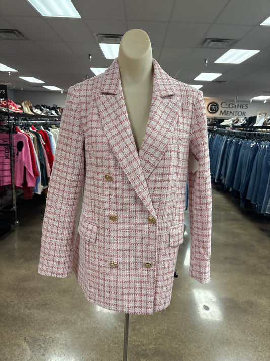 Blazer By   Clothes Mentor In Pink, Size:S