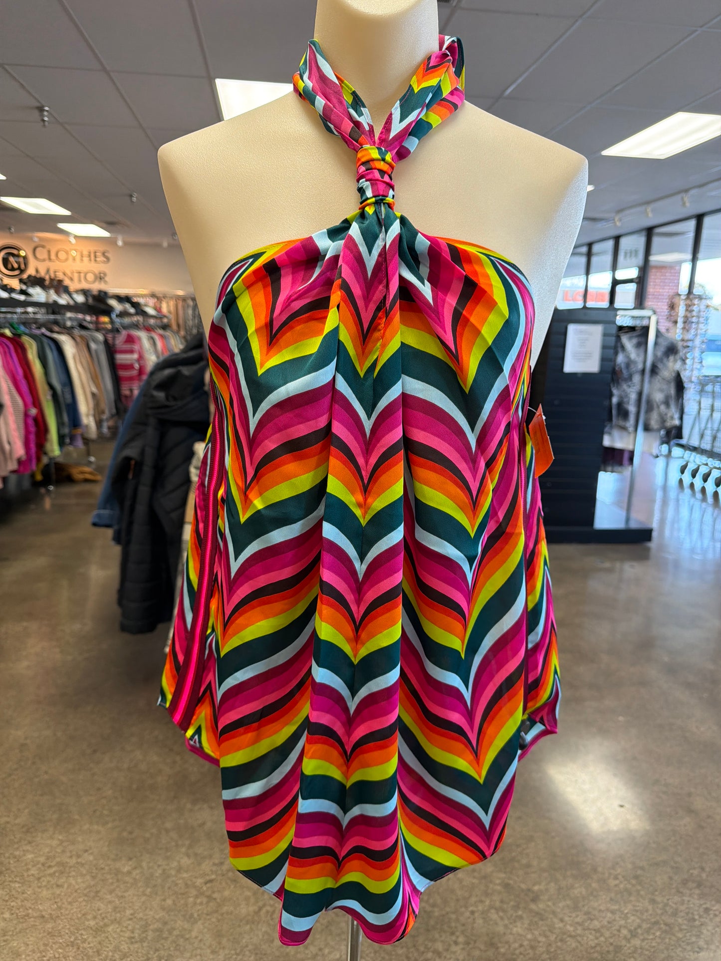 Top Sleeveless By Trina Turk In Multi, Size:L