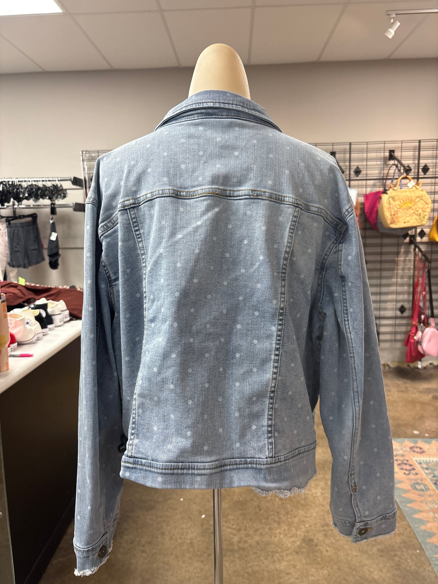Jacket Denim By Matilda Jane In Blue Denim, Size:Xl