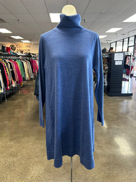 Dress Sweater By Cos In Blue, Size:M