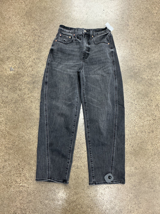 Jeans Straight By Daze In Grey Denim, Size:0