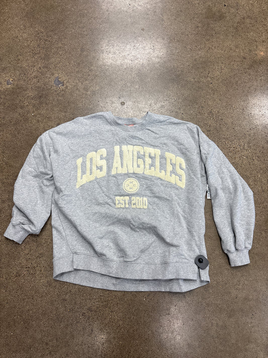 Sweatshirt Crewneck By Mumu In Grey, Size:M