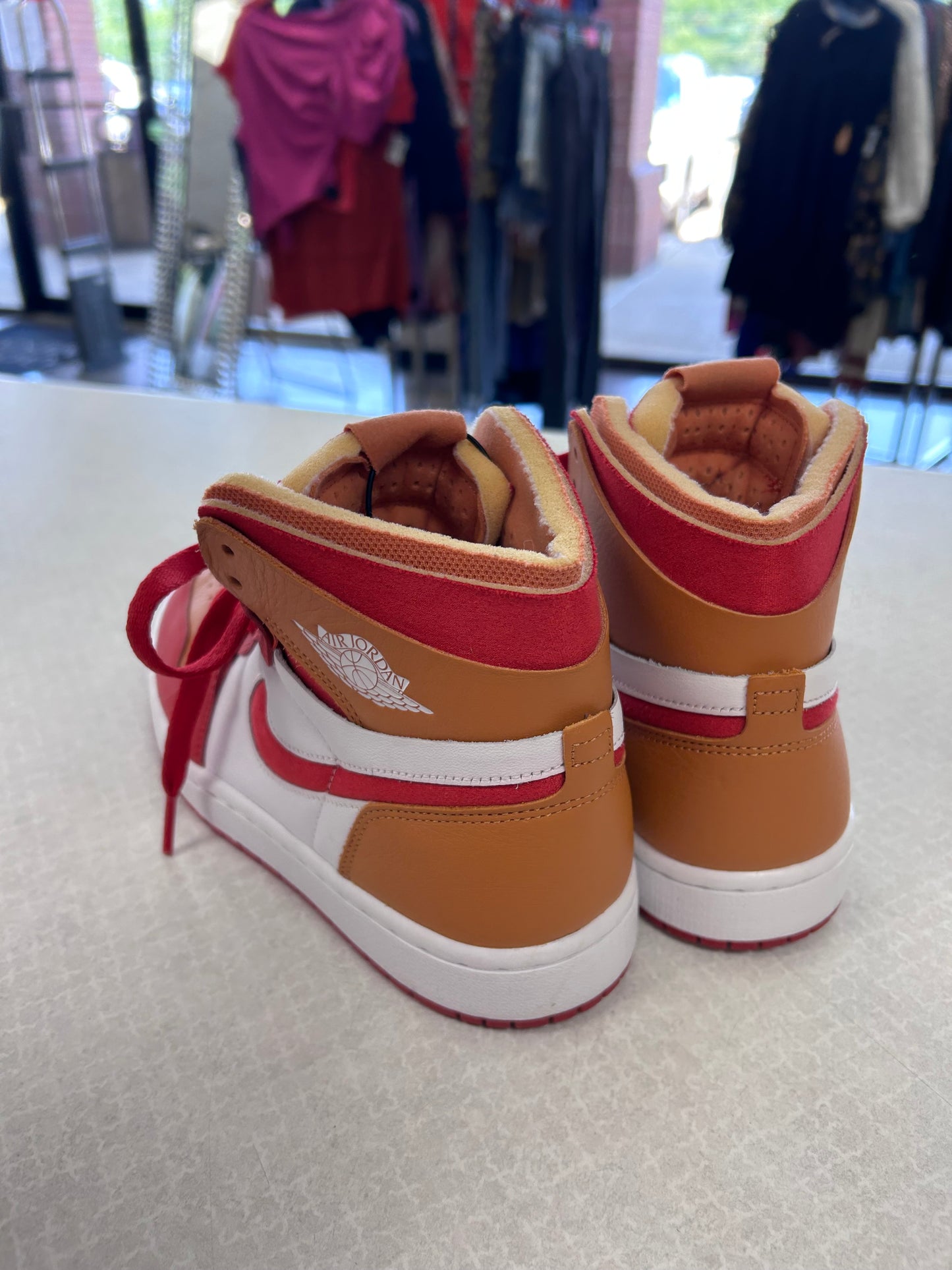 Shoes Athletic By Nike In Orange & Red, Size:7