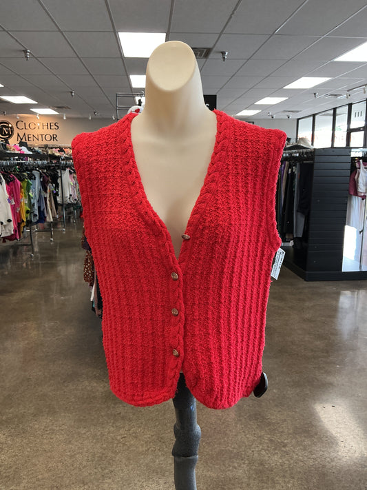 Top Sleeveless By Petal & Pup In Red, Size:L